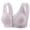 Womens Bras Gray, variant on Womens Front Closure Bras, Daisy Bras for Older Women Front Closure Cotton Comfortable Bra Plus Size No Underwire Front Snap Bra Full Coverage Mothers Day Gifts