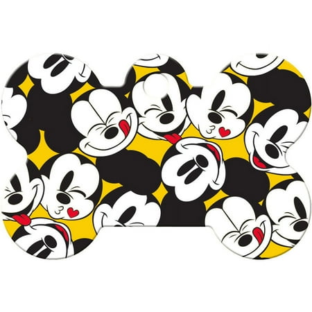 UPC: 0736511006988 | Mickey Mouse Print Medium Bone Disney Pet ID Tag