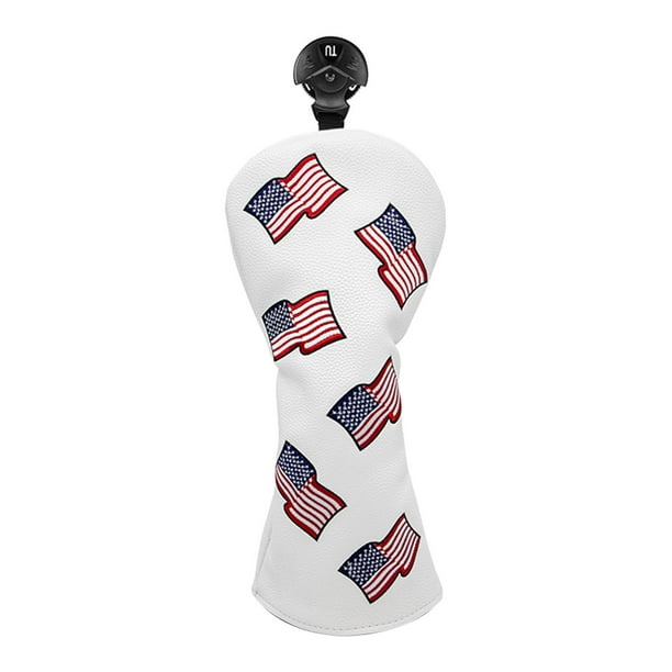 Fundas para palos de golf de cuello largo para driver de madera, color blanco, UT UT blanco