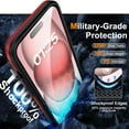 thumbnail image 4 of for iPhone 15 Case Compatible with MagSafe,[Support  Charging][10FT  Grade Shockproof] iPhone 15 Phone Case with 2 Tempered Glass Screen Protectors (KTZ-Red), 4 of 14