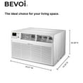 thumbnail image 4 of Bevoi TBEVTTW10115C 10,000 BTU Through The Wall Air Conditioner Cool Only 115V 15A in White, 4 of 4