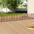 thumbnail image 4 of HWRETIE Plastic Garden Fence Picket Fence Edging for Lawns and Flowerbeds,Decorative Garden Fence Border,Durable Outdoor Plastic Fence for Yard Landscape Edging, 4 of 6