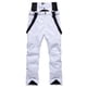 thumbnail image 3 of Pantalones de esquí para hombres y mujeres, de gran tamaño, con revestimiento cálido, doble impermeable y resistente al viento., 3 of 6