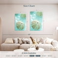 thumbnail image 4 of Elephant Stock Seaglass Iv Wall Art - Vertical Multi Panel Canvas - Living Room Wall Decor - Nautical Multi Panel - Turquoise And Beige Decor By Alan Blaustein - 36" x 57", 4 of 8