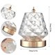thumbnail image 3 of Luz De Noche Lámpara LED de ambiente adornos de iluminación luz de mesa acrílica para estudio de sala de estar Likrtyny Para estrenar, 3 of 9