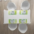 thumbnail image 4 of Ambesonne Flower Place Mats Set of 4, Wild Dandelion Blossoms, Standard Size, Apple Green Seafoam, 4 of 4