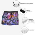 thumbnail image 5 of Kdxio Men's Boxer Briefs with Watercolor Butterflies Print - Comfortable and Breathable Underwear for Everyday Wear, 5 of 7