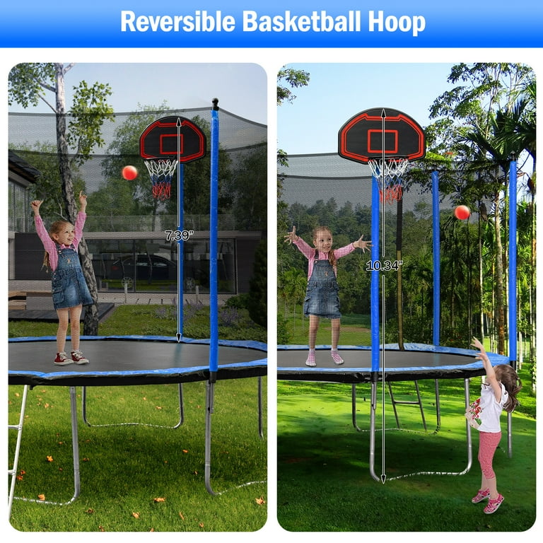 Trampoline basketball top hoop walmart