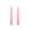 Pink, variant on Nkmbld Taper Candles for Home Decoration, Long Rod Printing Candle Romantic Wedding Valentine's Day Party Birthday Candle