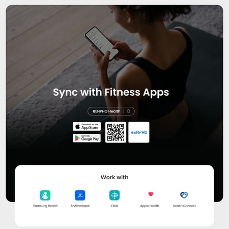 RENPHO Smart Body Fat Scale - BMI, Muscle Mass, Bluetooth - Image 7