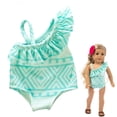 thumbnail image 2 of BallsFHK Cute One-piece Swimsuit Clothes Girl Toy For 18 inch Doll Accessory Girl's Toy, 2 of 3