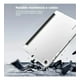 thumbnail image 5 of Funda Protectora Transparente Smart Cover para Samsung Galaxy Tab A9 (8.7 Pulgadas) - Estuche Carcasa Rígida Antigolpes y Cubierta Color Negro., 5 of 6