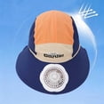 thumbnail image 5 of SAWOBUUN Kids Solar Fan Hat Wide Brim Breathable Baseball Cap Cooling Beach Sun Hats for Boy Girl Camping Fishing, 5 of 5