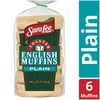 Sara Lee Plain English Muffin, 6 count, 14 oz