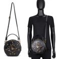 thumbnail image 2 of FENOHREFE Retro Crossbody Bag for Women Clock Bag PU Leather Shoulder Bag Trendy Handbag Stylish Messengers Bag, 2 of 8