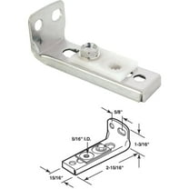 Bi-Fold Door Pivot Bracket, Floor and Jamb Mount, Acme