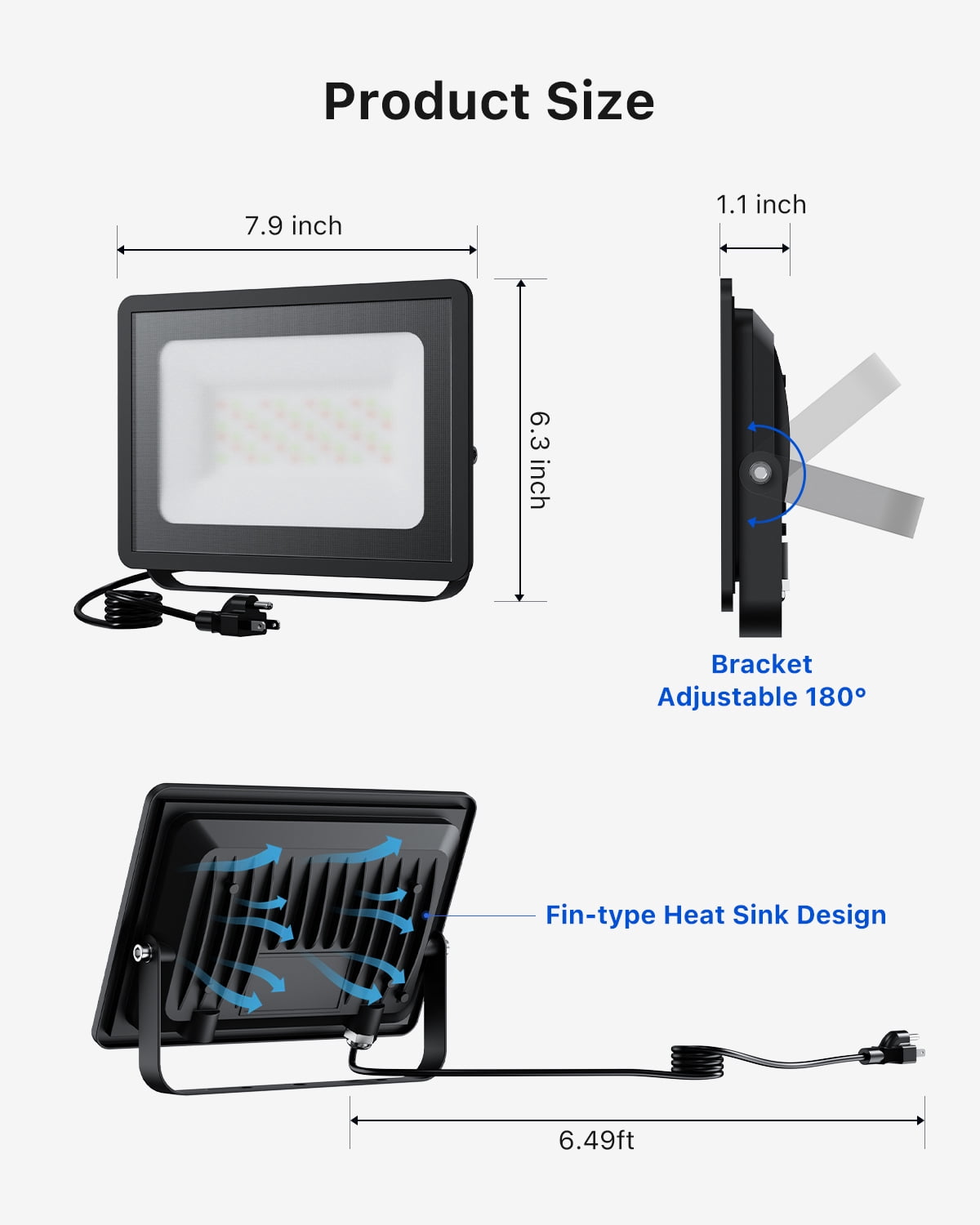2 Pack 50W Led Flood Lights 500W Equi Color Change with Remote Waterproof 16 Multicolor Lamp Indoor Outdoor Up Lighting for Wall Decoration, Garden