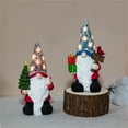 thumbnail image 4 of Solar Powered Christmas Gnome Ornaments for Gardens, Yards, and Outdoor Christmas Decorations, Home and Patio Decor, 4 of 7