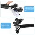 thumbnail image 4 of Youkk Insulated Braid Sleeving Wear-resistant Professional Wire Cable Protector Cables Sleeve Adjustable Self-closing Wraps, 4 of 6