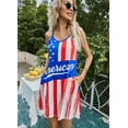 thumbnail image 1 of Nouvelle Robe d'Été Imprimée à Bretelles Col en V avec Poches pour Femmes Robe de Plage Décontractée, 1 of 2