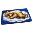thumbnail image 5 of 2 Sets Latch Hook Rug Cushion Making for Children - Puppy & Bear Pattern, 5 of 7