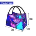 thumbnail image 3 of Hazbin Hotel Lunch Bag Portable Reusable Tote Bag Lunch Box Insulated Cooler Bag Grocery Bag, 3 of 9