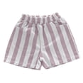 thumbnail image 6 of Gubotare Baggy Cargo Shorts Kids Boys Stretch Cargo Shorts Elastic Waist School Kids Twill Summer Short 5T 6T (Purple,5-6 Years), 6 of 6