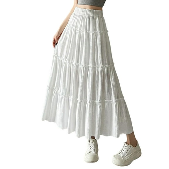 Fashionable High Waist Midi Skirt For Women Ideal For Daily Wear And Casual Comfort For Spring And Summer Outfits