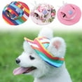 thumbnail image 1 of IKemiter Creative Pet Hats Breathable and Comfortable with Ear Holes Dog Sport Baseball for Sun Protection, 1 of 7