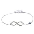 thumbnail image 4 of Pulsera con dijes para mujer, plata, acero inoxidable, ajustable, aniversario, día de la madre, joyería, regalo de cumpleaños, para mujeres, mamá, esposa, niñas, ella, 4 of 4