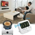 thumbnail image 4 of Temporizador de cocina digital, pantalla grande con fuente grande, temporizador de cocción posterior magnético, alarma fuerte, soporte, operación fácil, blanco (batería incluida) Zhivalor SNFLD1526, 4 of 4