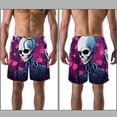thumbnail image 3 of luoweisi Men's Beach Shorts Quick Dry Swim Trunks with Mesh Lining Skeleton S, 3 of 5