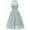 A## Gray, variant on Formal Wedding Long Swing Dresses Lace High-Low Bridesmaid Dresses Women's Floral Sleeveless Lace Splicing Crew Neck Female Outerwear Purple 4