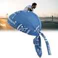 thumbnail image 3 of Beanie CAPS Breathable Headcloth Quick Dry Headscarf Sweat Absorbing Headband blue, 3 of 8