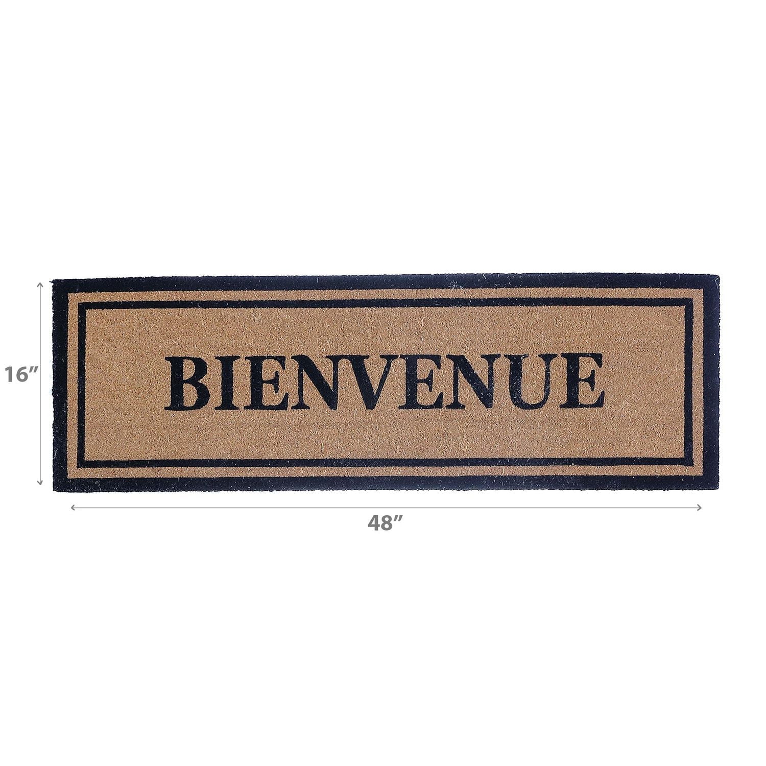IH Casa Decor Coor Porte Mat Bienvenue 16 X 48