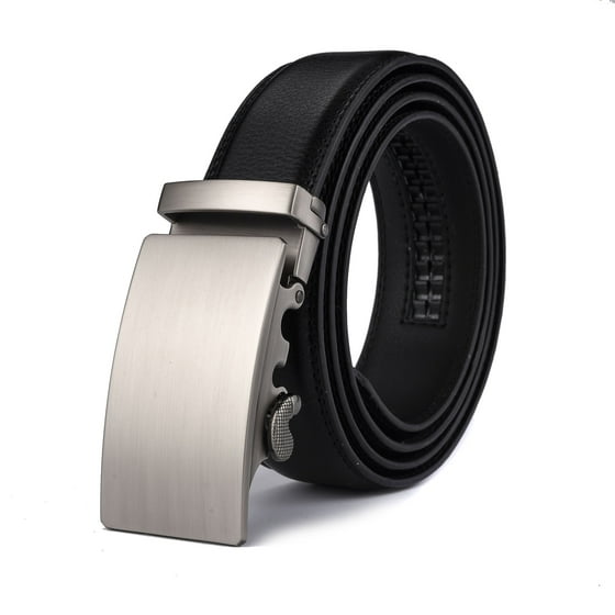 xhtang - Men's Leather Belt Dress Ratchet Belt 35mm ...