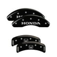 thumbnail image 2 of MGP 4 Caliper Covers Engraved Front & Rear MGP Black finish silver ch Fits select: 2007 HONDA CR-V EX, 2008-2011 HONDA CR-V EXL, 2 of 6