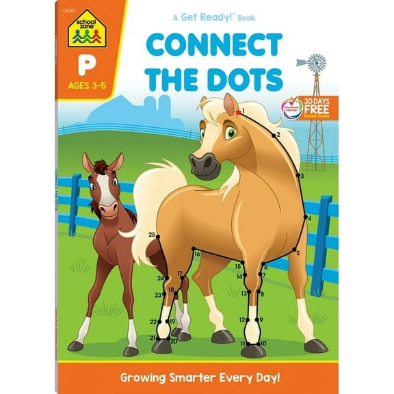 School Zone Connect the Dots Workbook