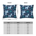 thumbnail image 6 of Wukai Alpaca Astronaut in Space Premium Polyester Fleece Pillow Covers with Hidden Zipper Closure,Luxuriously Soft and Durable-16"x16", 6 of 7