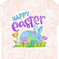 thumbnail image 4 of Inktastic Happy Easter Blue Bunny and Eggs in Grass T-Shirt, 4 of 5