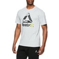 thumbnail image 3 of Reebok Men's and Big Men's Active Short Sleeve Camo Delta Logo Tee, up to Size 3XL, 3 of 4