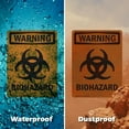 thumbnail image 6 of (2 Pack) Biohazard With Symbol OSHA Warning Sign 12 Inch X 18 Inch Indoor / Outdoor Rust-Free Aluminum Metal Signs for Workplace, Workshop, and Construction Site, Made in the USA, 6 of 8