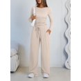 thumbnail image 5 of 2 Piece Lounge Sets for Women Fall Outfits 2025 Two Piece Travel Sweatsuits Business Casual Fashion Clothes, 5 of 12