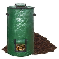 MyLifeUNIT Compost Bag, Reusable Garden Yard Waste Bag, 34 Gallon (1 Pack)