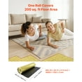 thumbnail image 2 of VEVOR Floor Underlayment 200 sq. ft/Roll, 3-in-1 3 mm Thick Flooring Padding with Tape & Vapor Barrier, Heavy Duty EPE Foam with Gold PE, Soundproofing and Noise Reduction, for Laminate Wood Floors, 2 of 9