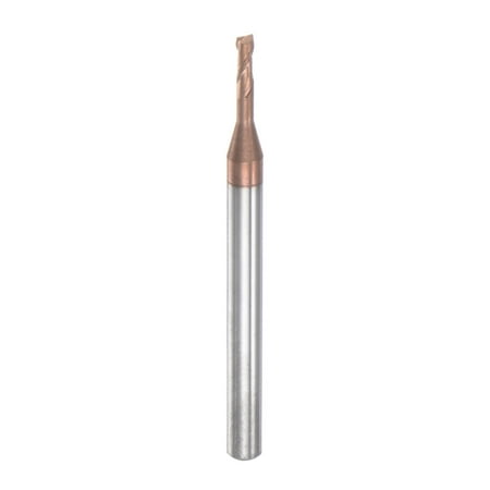 

Uxcell 4mm Shank 2mm x 10mm Titanium Coated Solid Carbide 2 Flutes Square End Mill Cutter