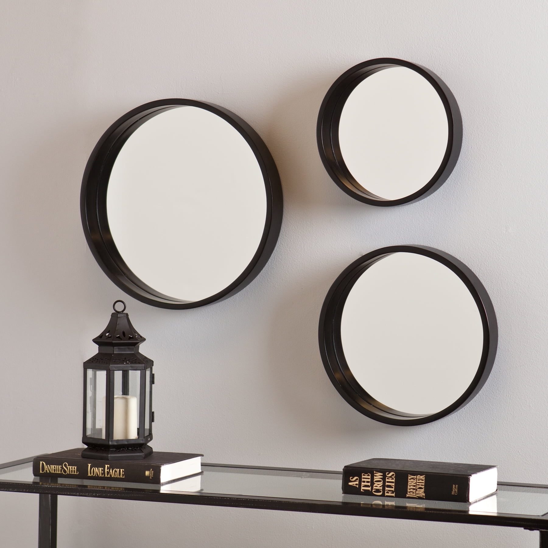Holly & Martin Daws Wall Mirror 3pc SetFinishBlack