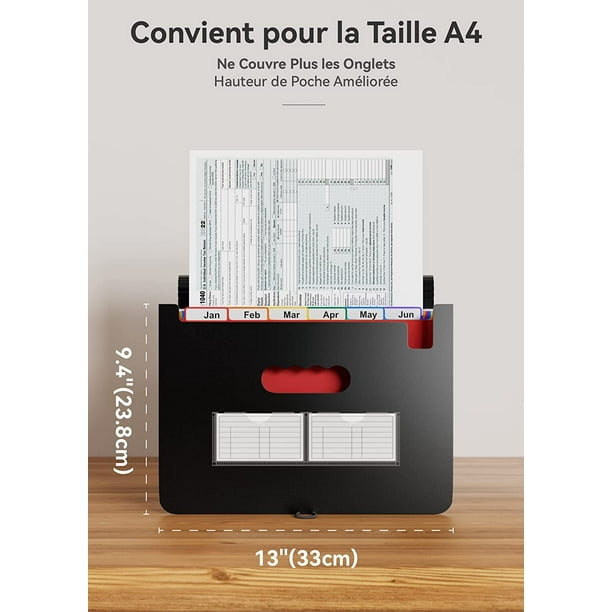 Trieur A4 / Range Document / Rangement Papier 12compartiments
