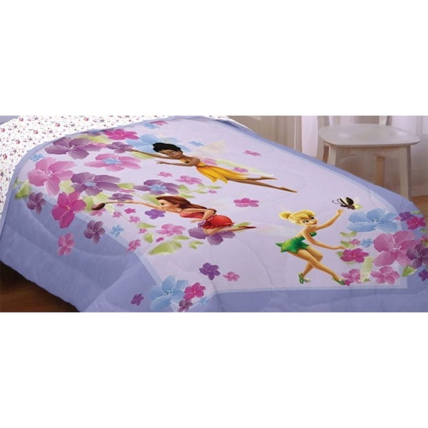 Disney Fairies Bed Comforter Art of Magic Tinkerbell Bedding Walmart