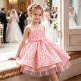thumbnail image 5 of FYDUU Flower Girl Dress Wedding Guest Dresses Girls Birthday Party Dress Princess Dresses Formal Pageant Gown Elegant Tulle Dress 2-3 Years, 5 of 9
